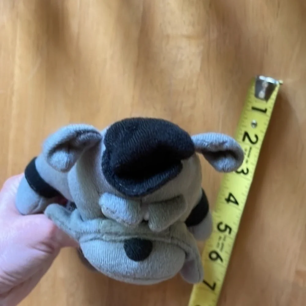 Harley‎ Davidson Motorcycles Gray Bulldog Stuffed Plush Toy Collectible